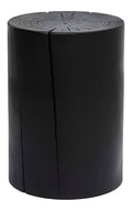 Black Lacquered Shou Sugi Ban Side Table
