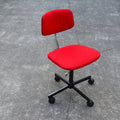 Danish Modern Kevi Task Chair in Red Tweed